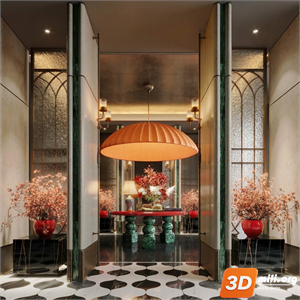 Lobby Decoration Skp Files 